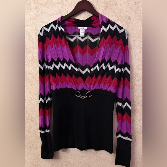 Cache Sweaters - Cache Chevron Women's Sweater
